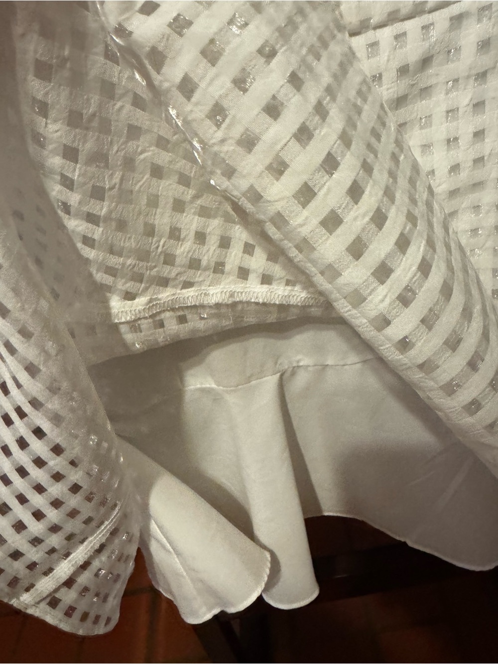 Amanda Uprichard White Sleeveless Eyelet Dress size S used once - Picture 5 of 12